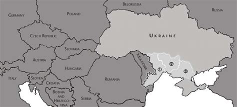 Future of MAP and its potential impact on project management Map of Ukraine and Surrounding Countries